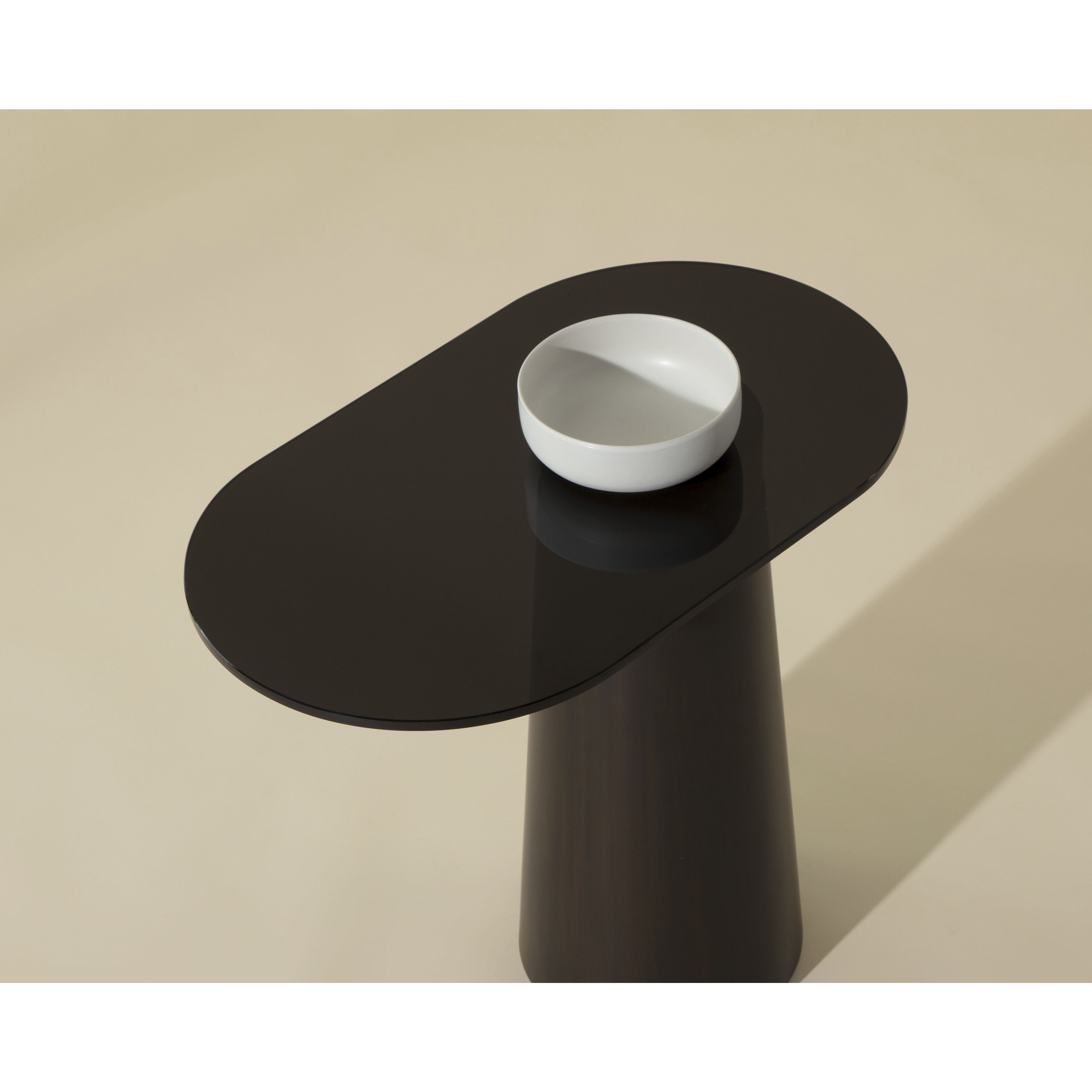 Lamont 23.5 X 22 inch Black / Brown Side Table